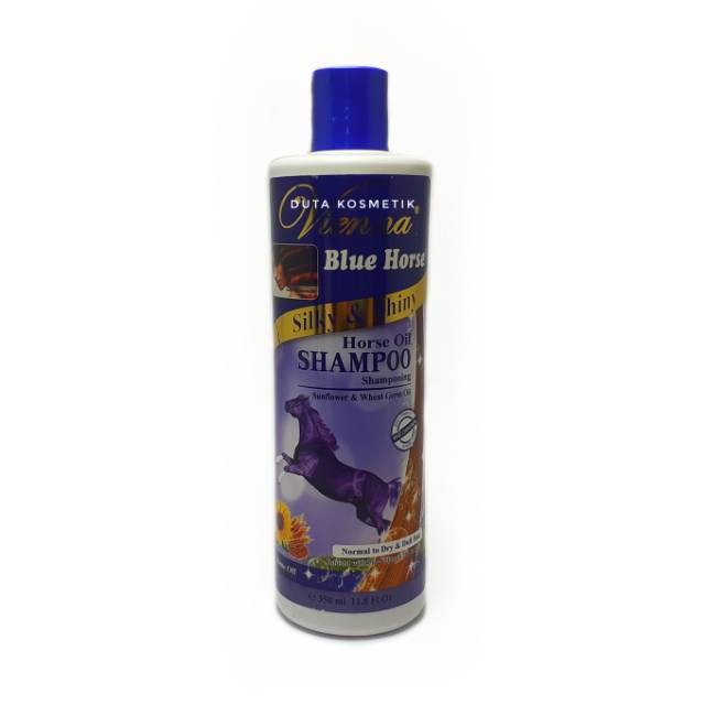 SHAMPO VIENNA BLUE HORSE SILKY &amp; SHINY BPOM