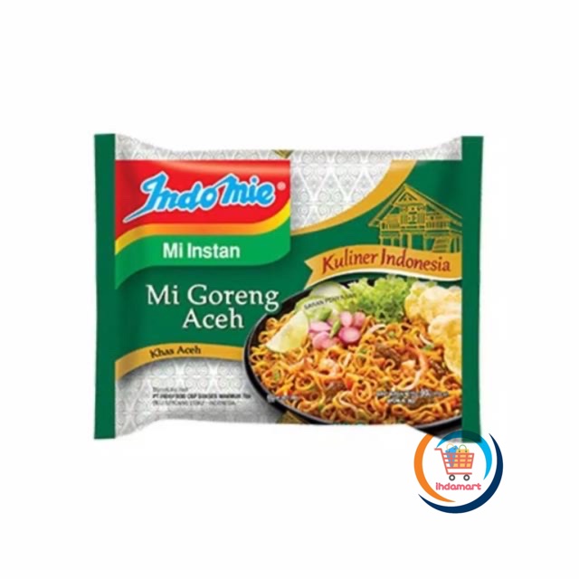 Indomie Mie Goreng Aceh 75 gr (Isi 10 pcs)