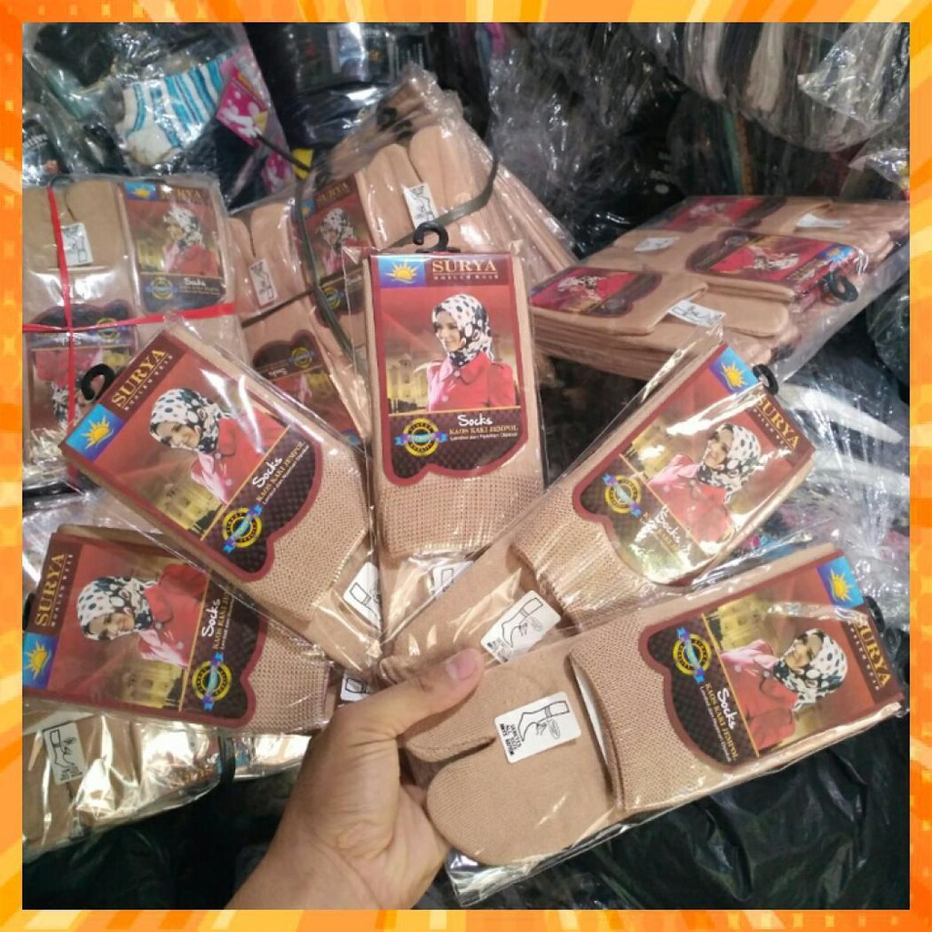  Kaos Kaki Muslimah Kualitas Gress Cokelat Polos