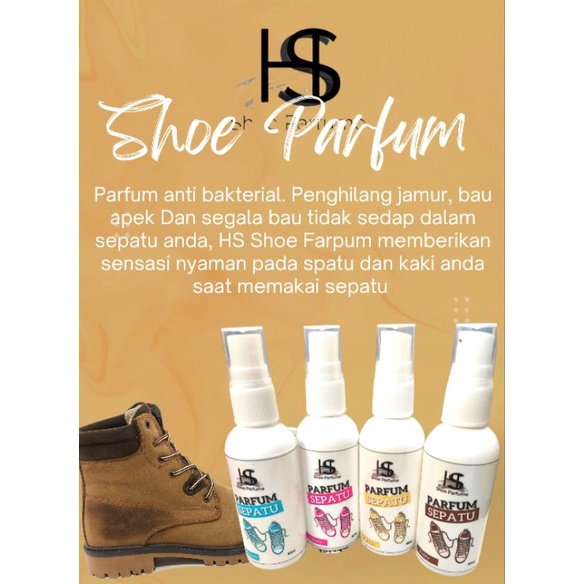HS Parfum Sepatu. Helm. Tas. Penghilang Bau Dan Pembunuh Bakteri