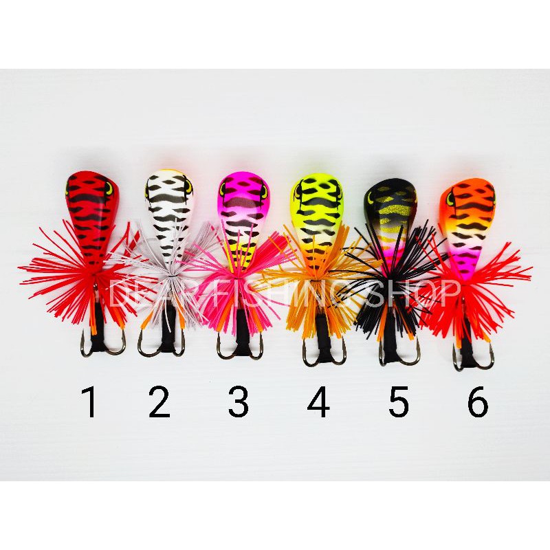 Umpan Casting Gabus Toman Jump Frog Bubble Frog Haenan