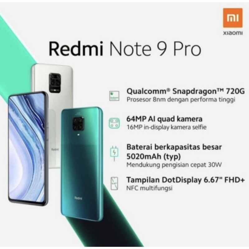 Xiaomi Redmi Note 9 Pro Ram.6GB/64GB