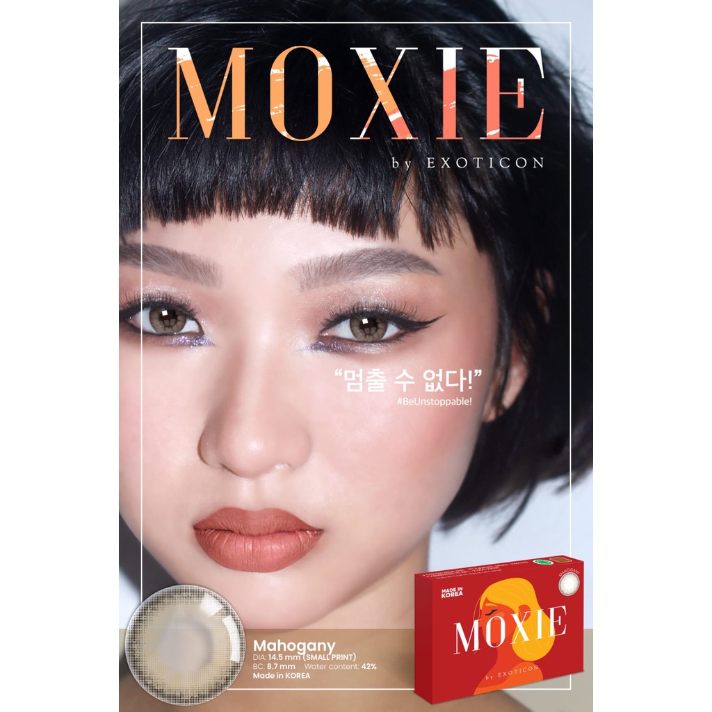 Soflens MOXIE NORMAL &amp; MINUS (-3.25 s/d -6.00) CHESTNUT MAHOGANY TERRACOTTA DOVE EXOTICON soflens/BS