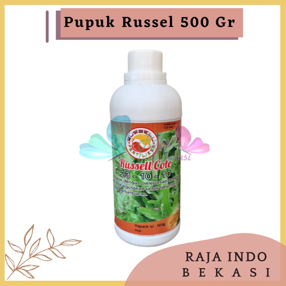 Pupuk Russell Cote Slow Release 23-10-10 500 Gr Pupuk Osmocote 23-10-10 Aglonema Monstera, dan Tanaman masa vegetatif Pupuk Slow Release Original Untuk Sawit Thailan Dus Bonsai - Russell Cote Slow Release 23-10-10 Pupuk Osmocote 23-10-10 Aglonema dll