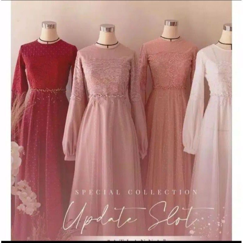 GAUN PESTA GAUN MUSLIMAH GAUN MEWAH GAUN LAMARAN