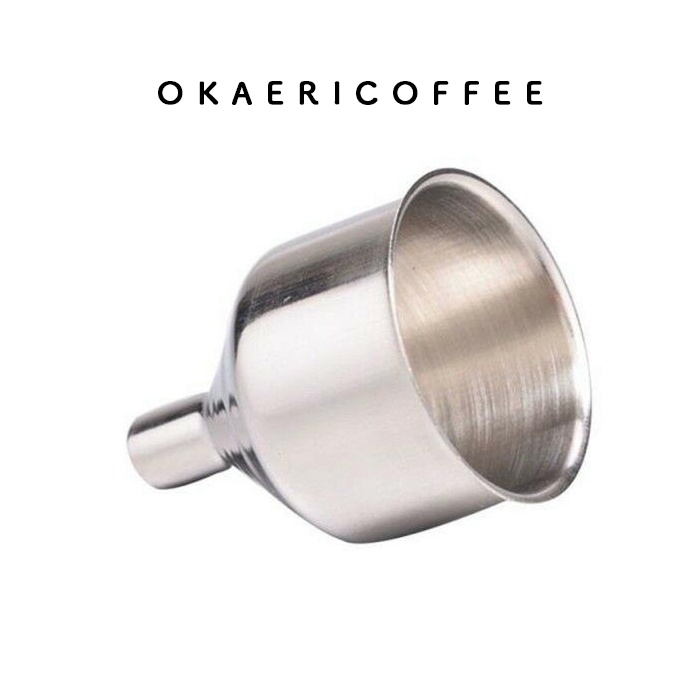 Mini Funnel Stainless / Corong Botol Minyak Kecap Syrup / Corong Stainless Mini