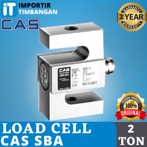 LOAD CELL TIMBANGAN DIGITAL CAS SBA 2 ton/ LOAD CELL CAS SBA 2ton New Original Garansi