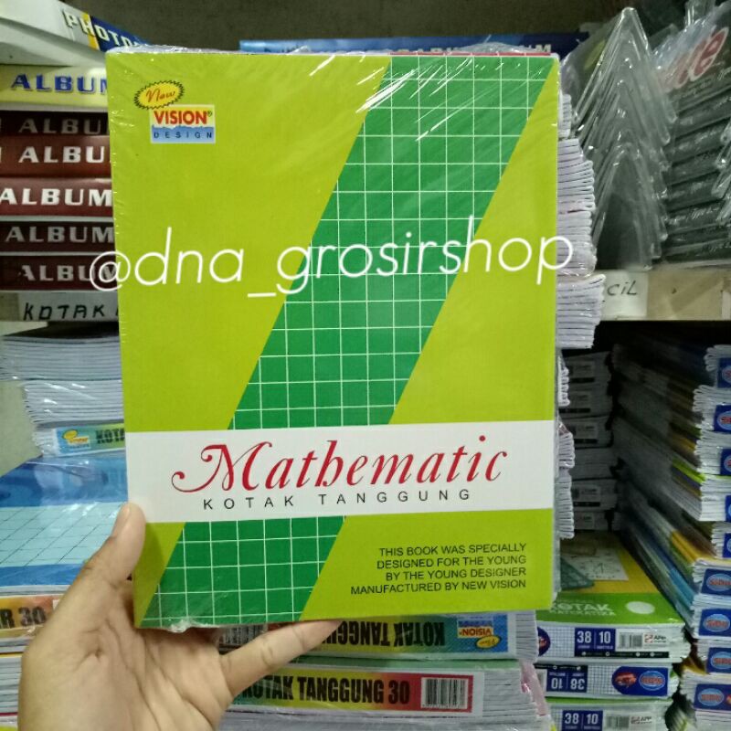  1 Pcs Buku Kotak Tanggung  Buku  Matematika Tanggung  