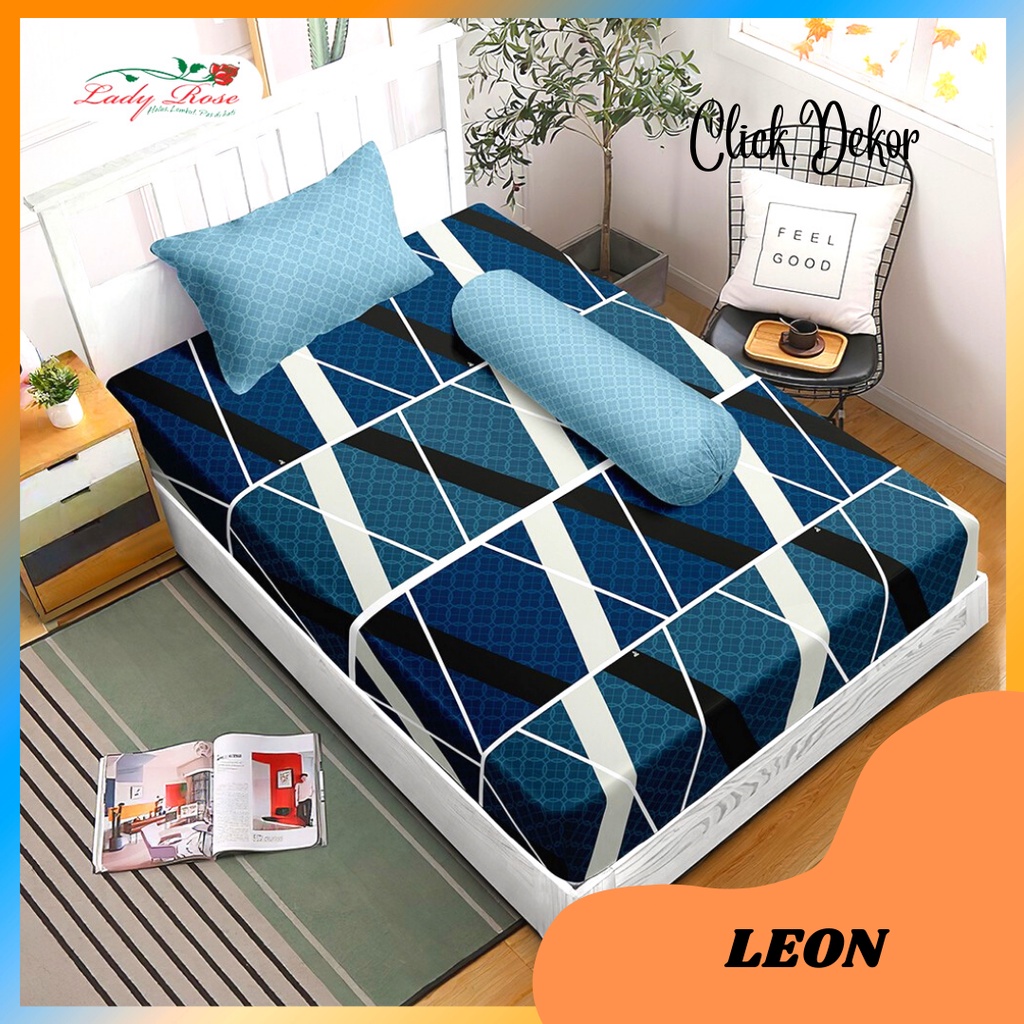 SPREI LADY ROSE SINGLE 120X200 NO 3 LEON SEPREI LADY ROSE TERBARU SEPRAI TEMPAT TIDUR CANTIK SPREI U