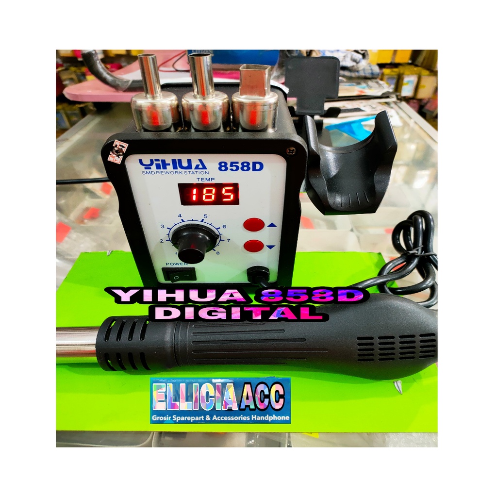 HOT AIR DIGITAL 858D YIHUA SOLDER UAP DIGITAL 858D YIHUA BLOWER DIGITAL 858D DIGITAL