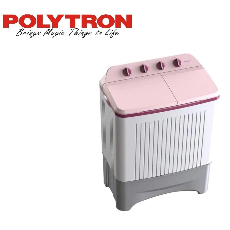 Mesin Cuci / Washing Machine Polytron 9366 9 Kilo 2 Tabung Garansi Resmi