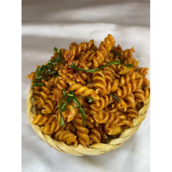 

Makaroni Spiral Cabe Daun Jeruk - 100gr