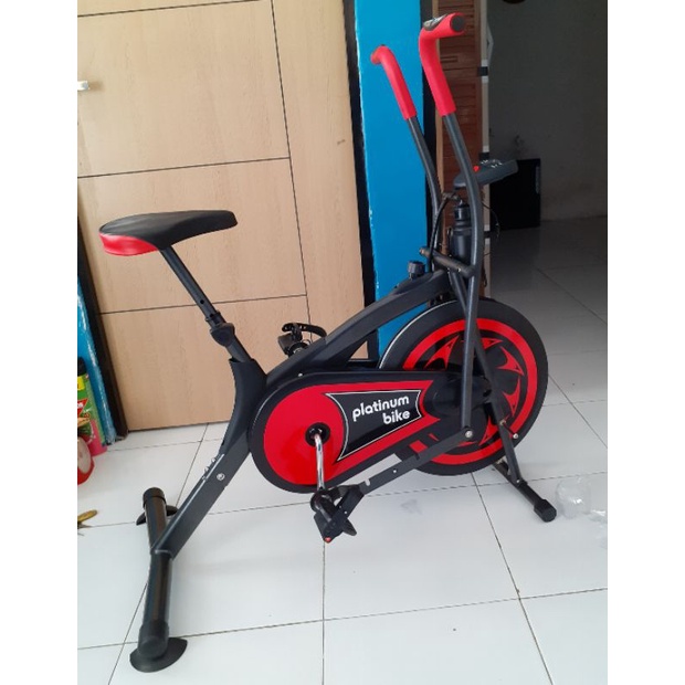 Sepeda Statis Platinum Bike Alat Fitness, Ready Juga Treadmill