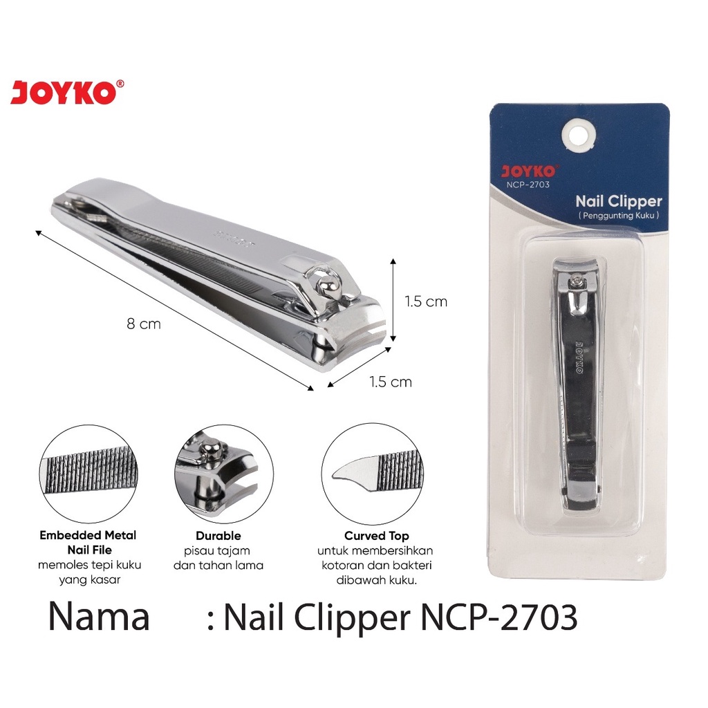 

joyko nail clipper/gunting kuku NCP2703
