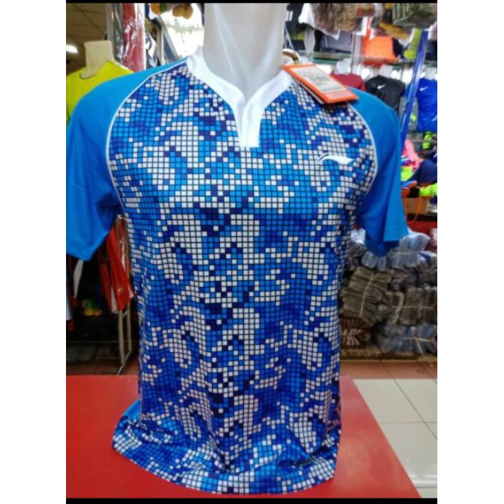 Jersey baju kaos badminton tenis meja pingpong tenis lining impor
