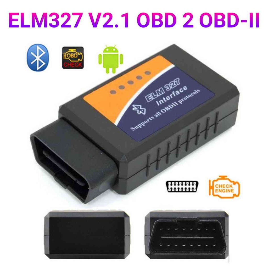 Jual ELM327 V2.1 OBD 2 OBD-II Car Scanner Diagnostic Alat Scanner ...