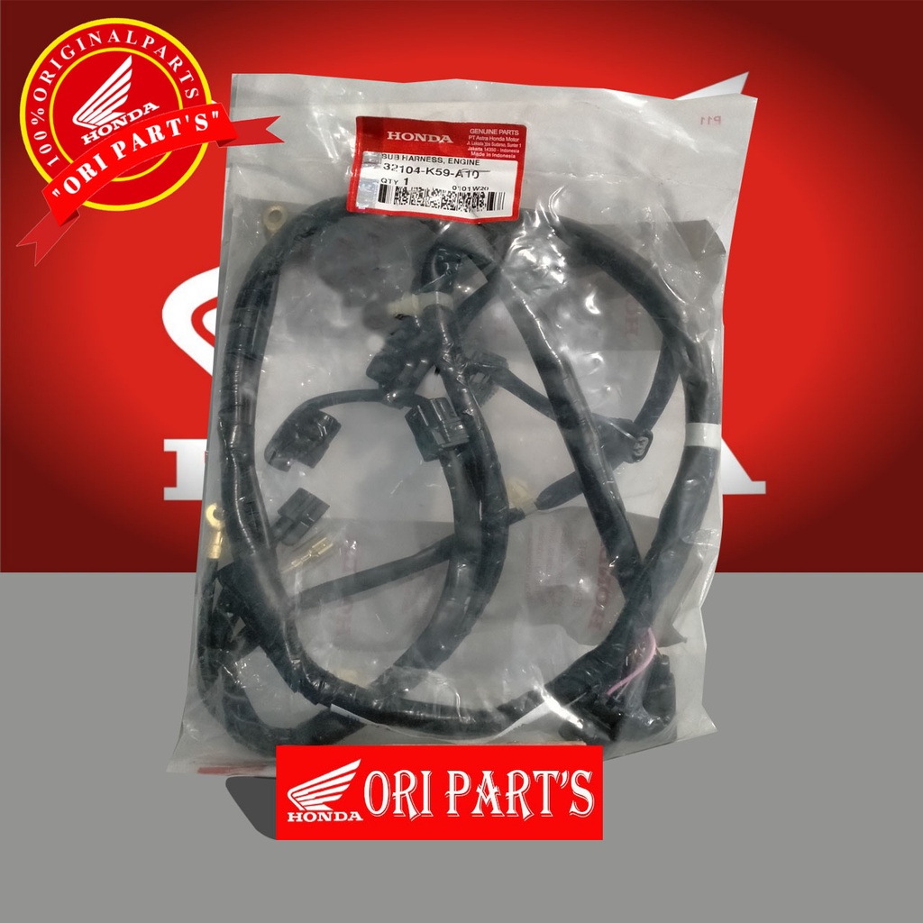 kabel engine kabel body mesin sub harness wire vario 150fi // 32104k59a10