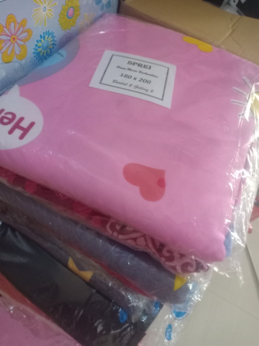 Sprei Polos 160x200 I Sprei Embos I Seprei Polos Homemade