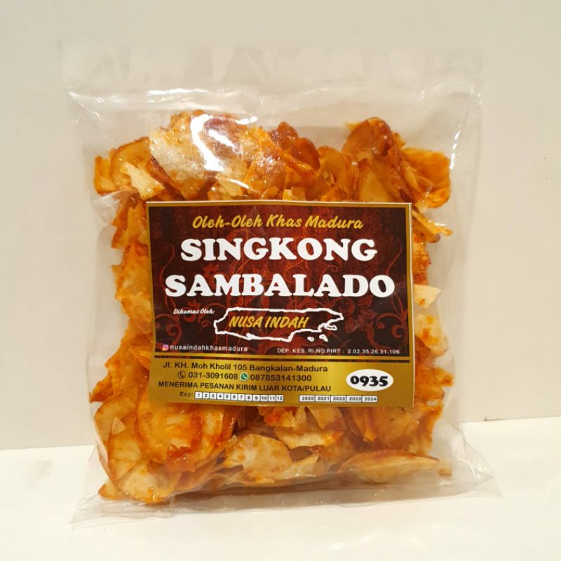 

singkong sambalado