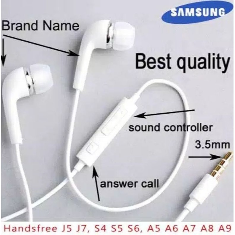 Headset Earphone Samsung J5 STEREO Original Vietnam