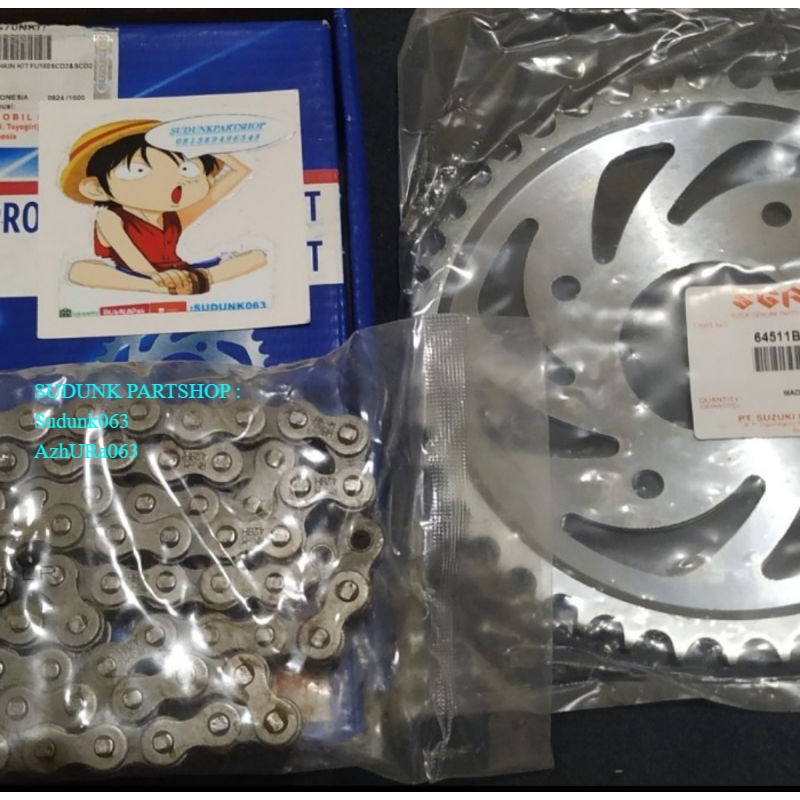 gearset gear set sprocket satria Fu fufi Fu injeksi ori sgp-FACELIFT
