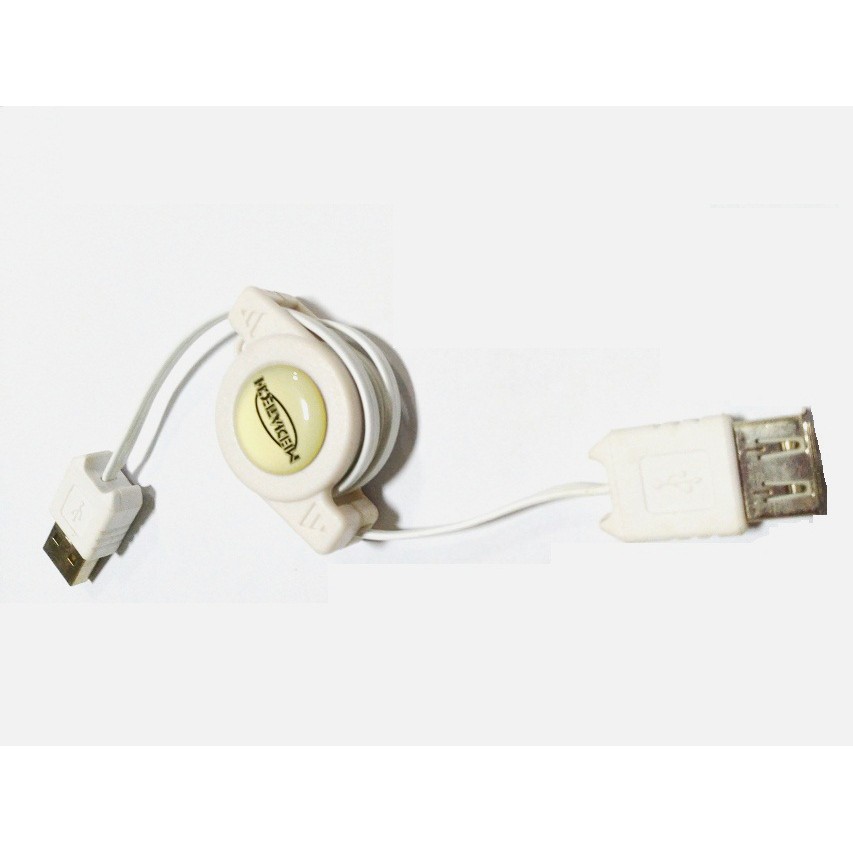 Kabel USB Retracable AM to AF Mediatech -  66905