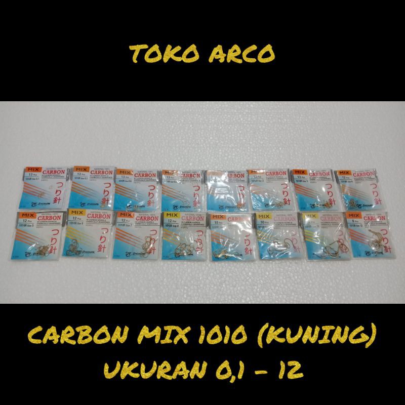 KAIL CARBON MIX 1010 (KUNING) UKURAN 0,1 - 12