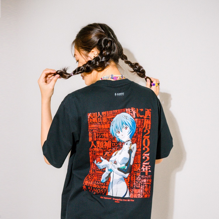 Almost Studio - T-Shirt - Ayanami - Black