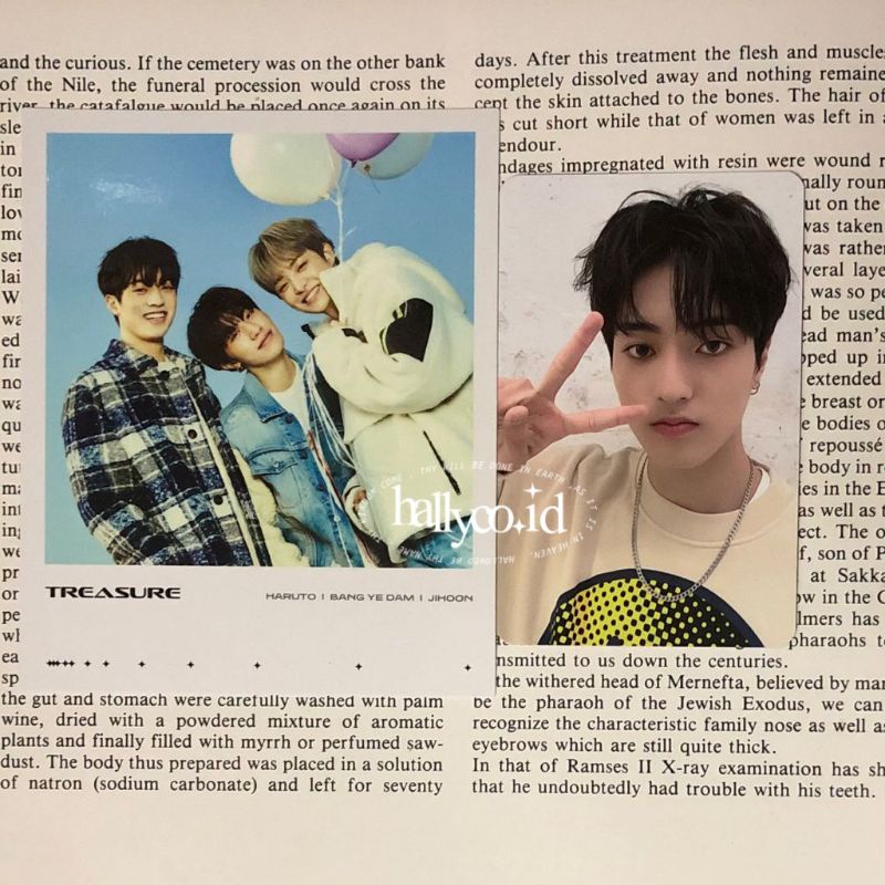 [set] photocard haruto ktown4u chapter 3 + pola unit haruto yedam jihoon