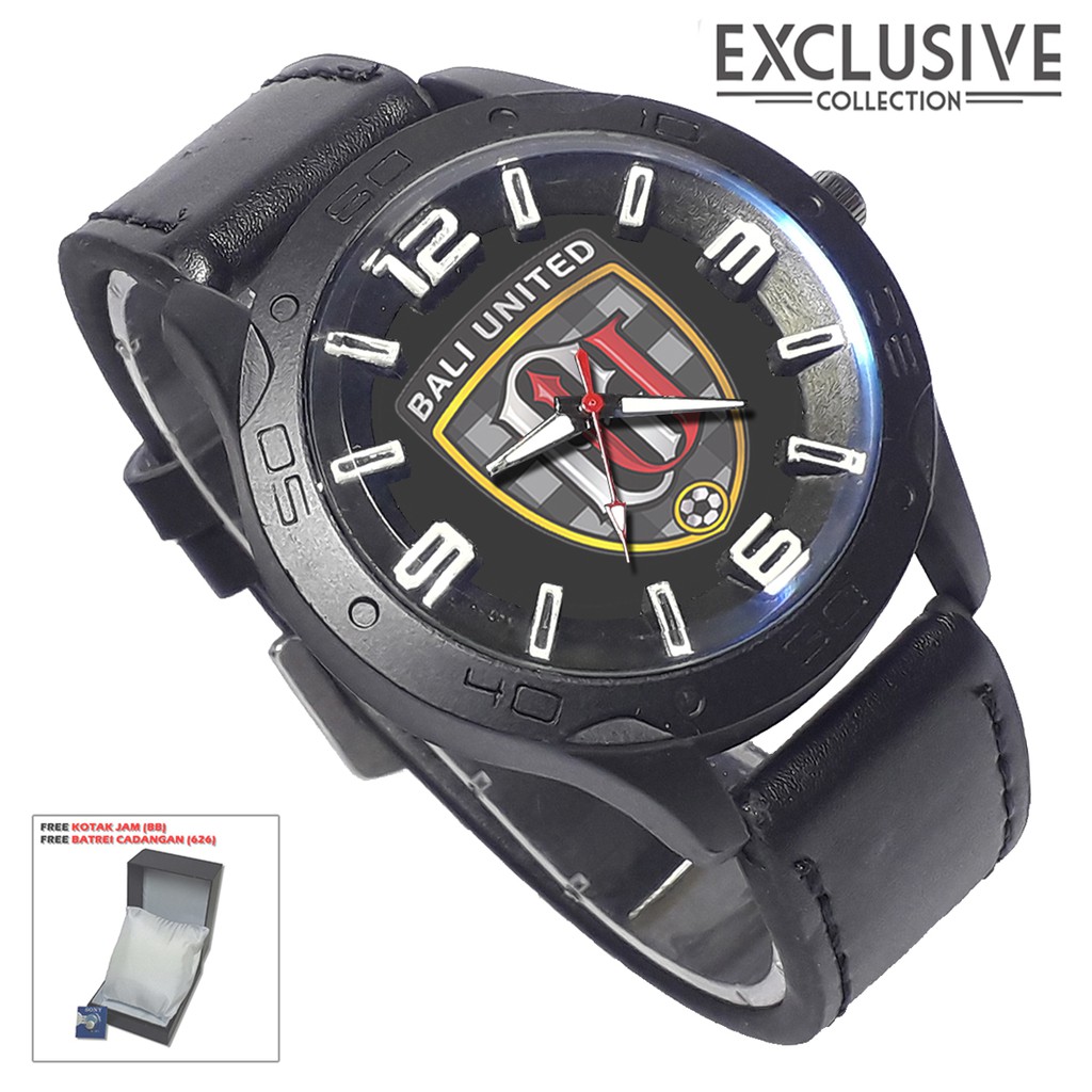 Jam Tangan BALI UNITED Kalep Hitam (Exclusive)