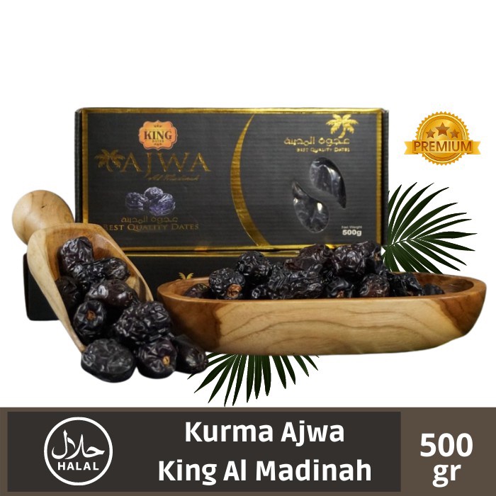 Jual Kurma Ajwa Madinah King Dates Gr Kurma Ajwa Mix Jumbo Shopee Indonesia