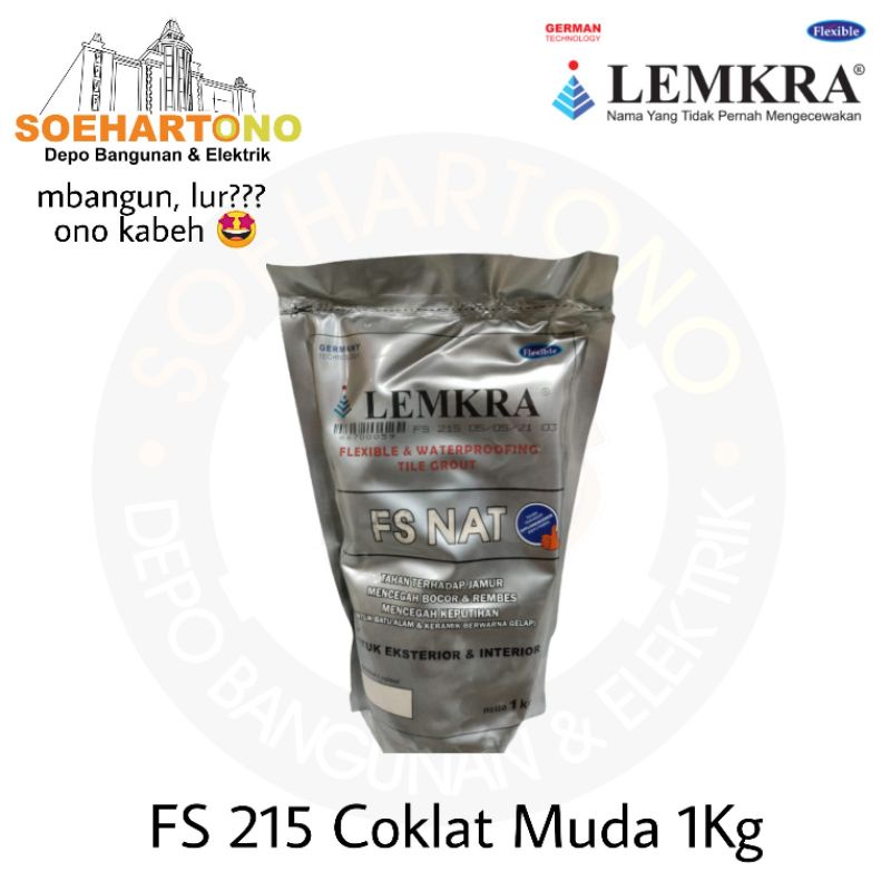 Lemkra FS 215 Nat Coklat Muda 1Kg