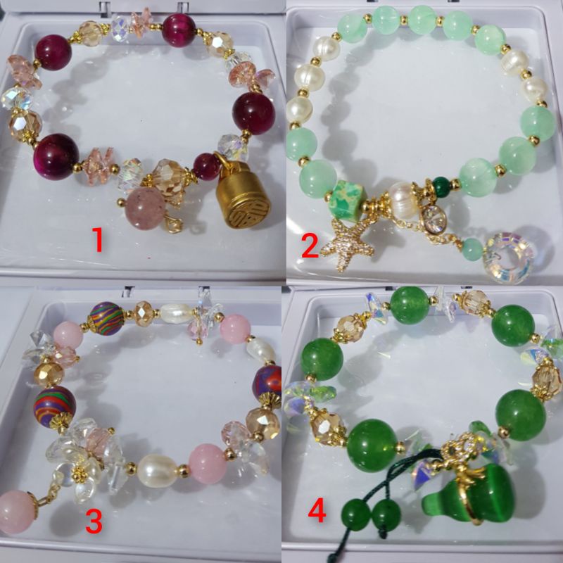 Gelang Batu Kristal Giok GK0101