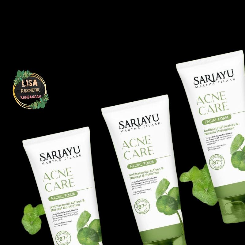 Sariayu acne care facial foam &amp; sari ayu bright skin Putih Langsat facial foam