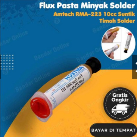 flux solder amtex flux suntik solder SMD amtech flux pasta solder