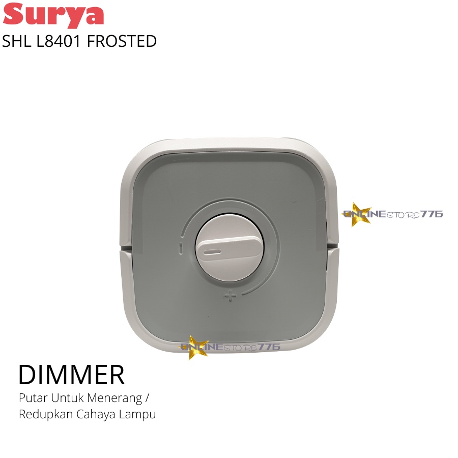 LAMPU EMERGENCY SURYA / SHL L8401 FROSTED / LAMPU EMERGENCY LED / EMERGENCY LAMP / SURYA / SHL L8401 / RECHARGEABLE
