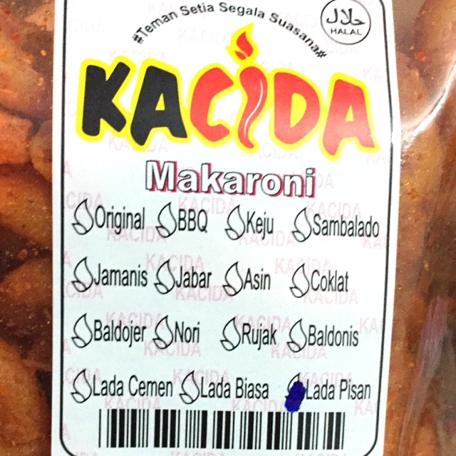 

Makaroni Kacida 1/2kg