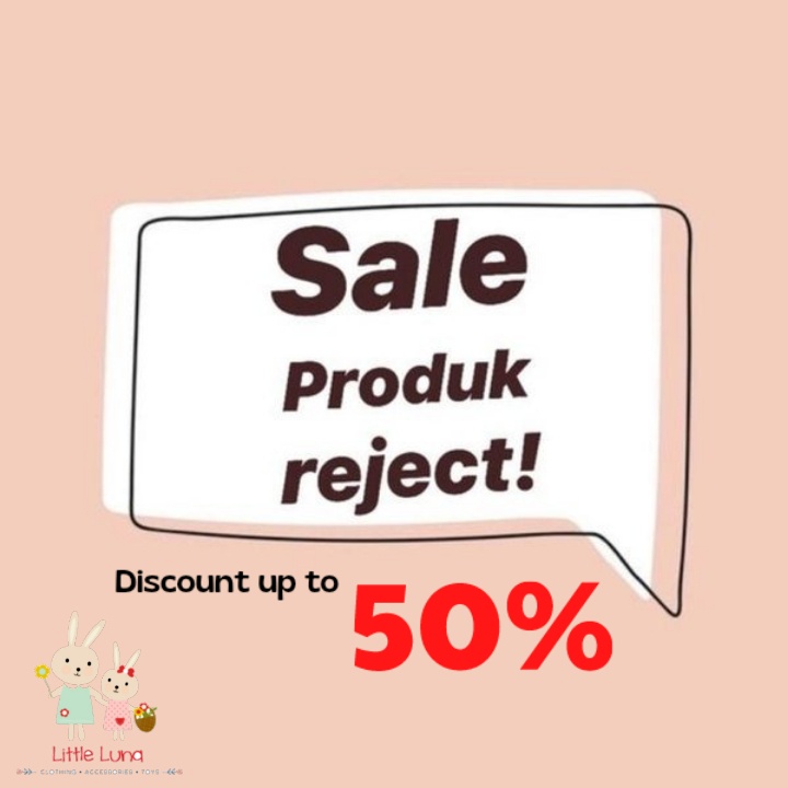 Baju Defect Sale / Baju Reject Sale / Reject Minor