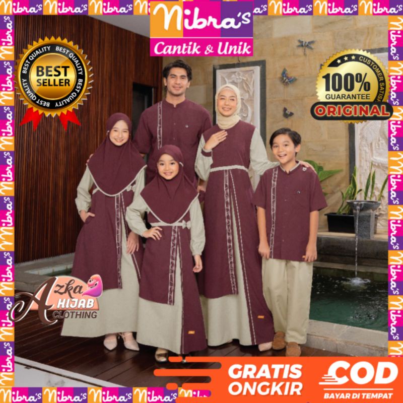 SARIMBIT GRADIANT MAROON SARIMBIT NIBRAS TERBARU LEBARAN 2022 / NIBRAS SARIMBIT KELUARGA 2022 / BAJU