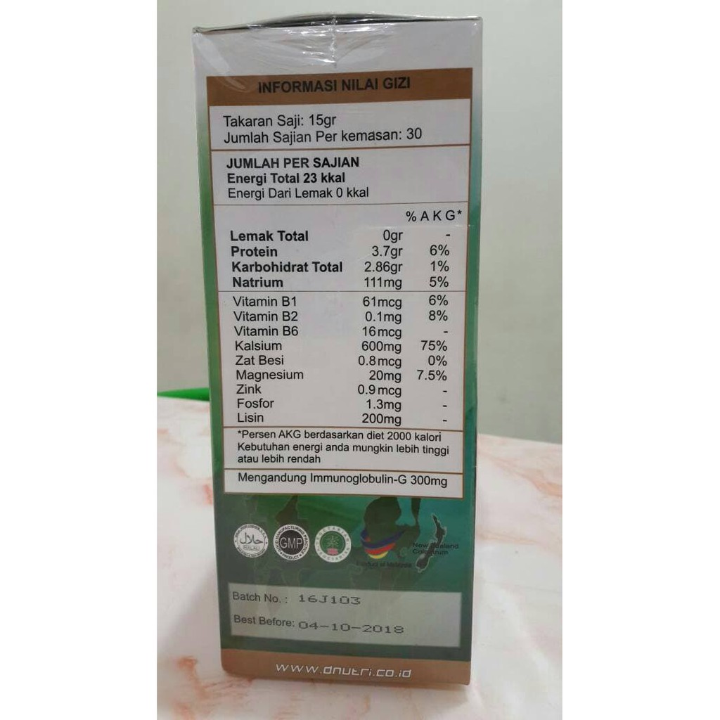

CALYSCO (SUSU COLOSTRUM) DA45