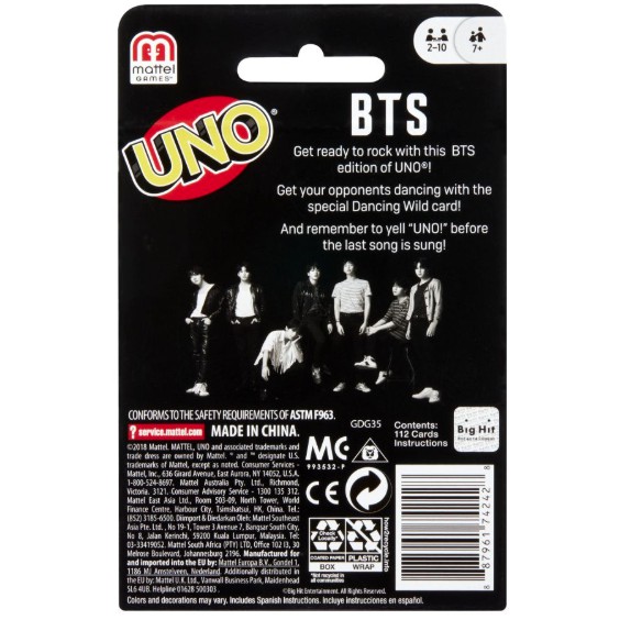 Bts Uno Card Game Original By Mattel Shopee Indonesia - roblox uno reverse games roblox free play