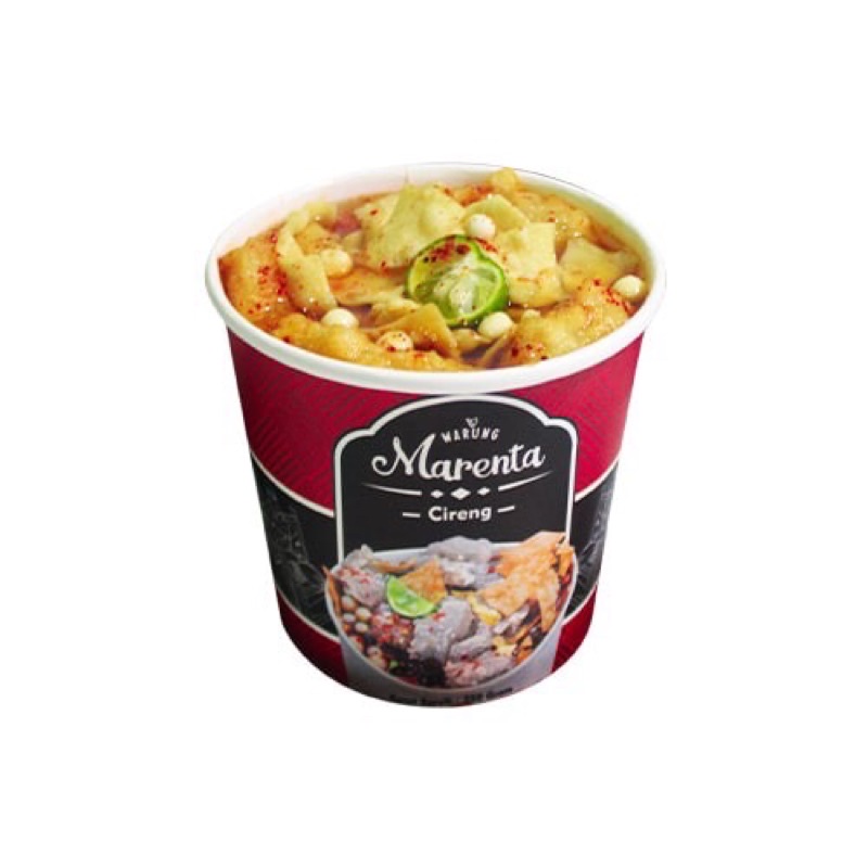 

Warung Marenta Cireng Banjir Original Pedas gurih Best Seller kuah makanan instan Banjur Garut