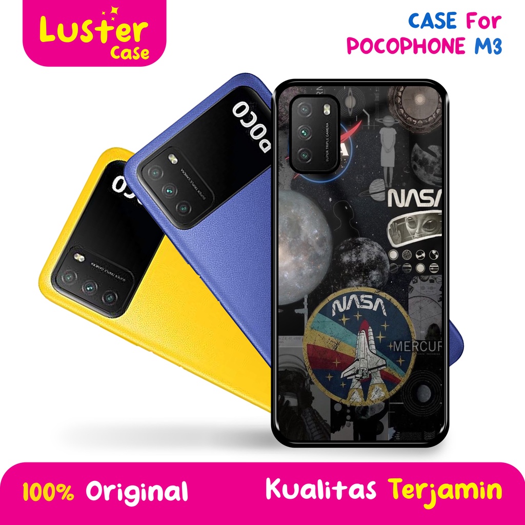 Case XIAOMI REDMI NOTE 10 5G/M3 PRO 5G Case HP Premium Glossy [ NASA ] Casing HP - Softcase Glossy -