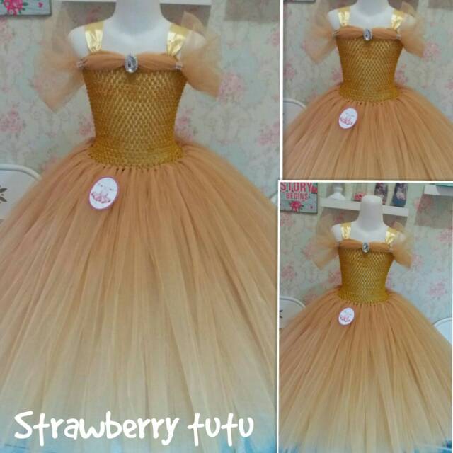 Dress tutu gold glamore