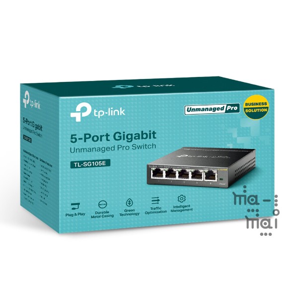 TP-Link Switch TL-SG105E 5-Port Gigabit Unmanaged Pro