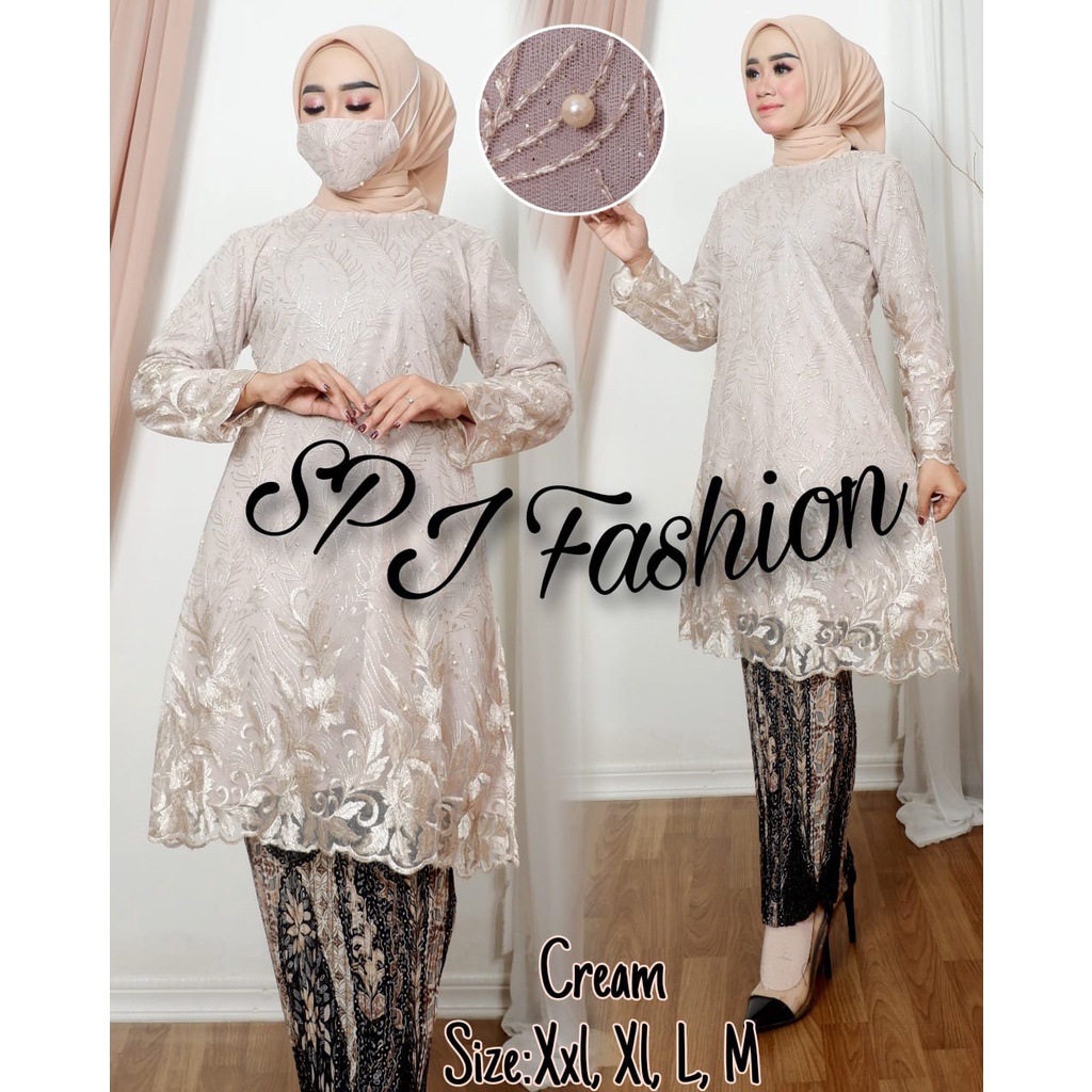 ATASAN TUNIK KEBAYA MODERN - ATASAN TUNIK TILE - KEBAYA BROKAT - KEBAYA KONDANGAN TERBARU - KEBAYA PESTA-KEBAYA WISUDA KEKINIAN-TUNIK MODERN-TUNIK BUSUI