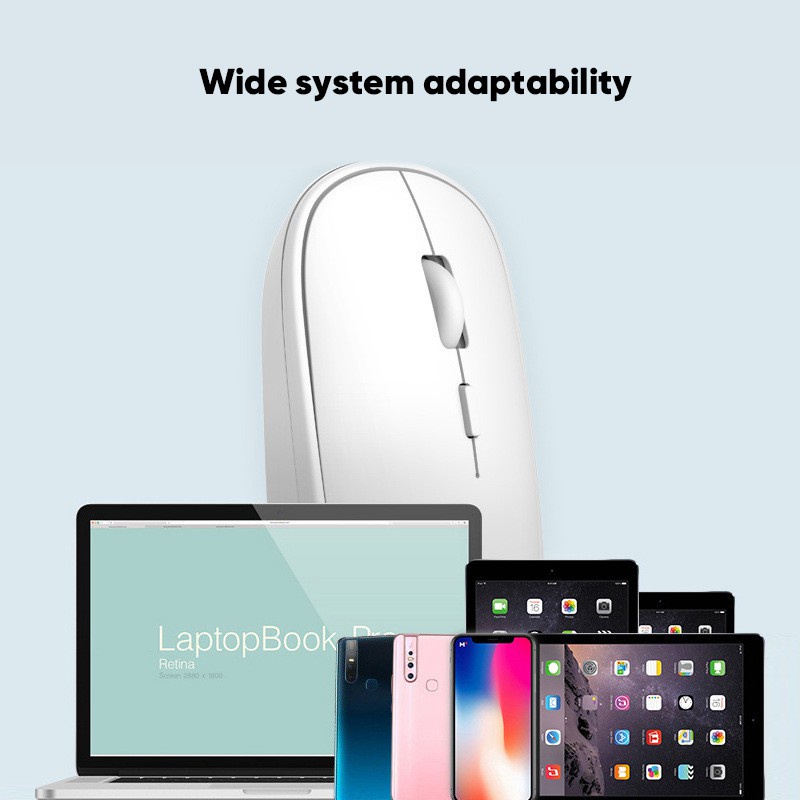 Mouse Bluetooth dan Wireless Z Fold 3, Mi Pad 5, Tab S6 &amp; Tab S7, Matepad 11 ( Samsung, Ipad, Xiaomi, Huawei )