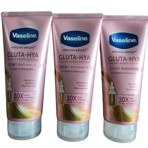 Vaseline Gluta Hya Serum Burst UV Lotion 200ml - Flawless Bright - Dewi Radiance