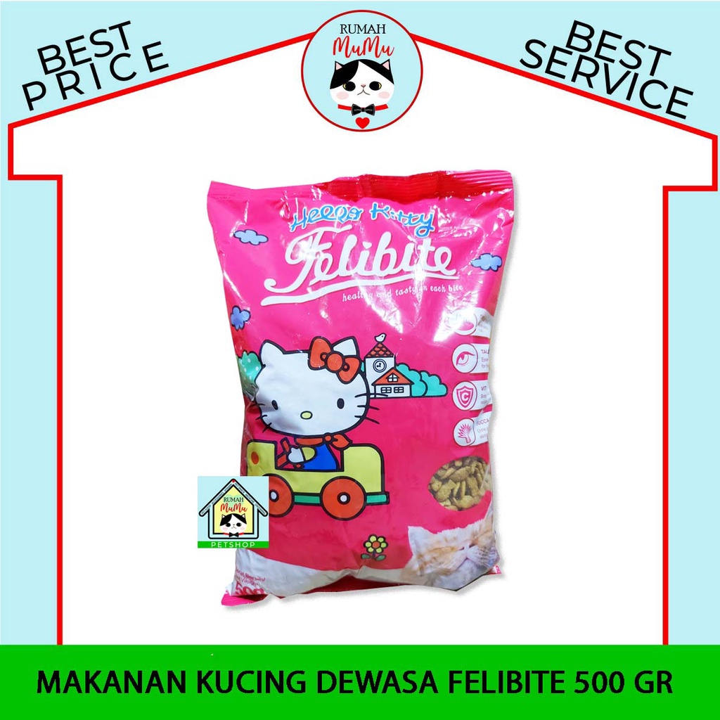 MAKANAN KERING KUCING FELIBITE 500 GR