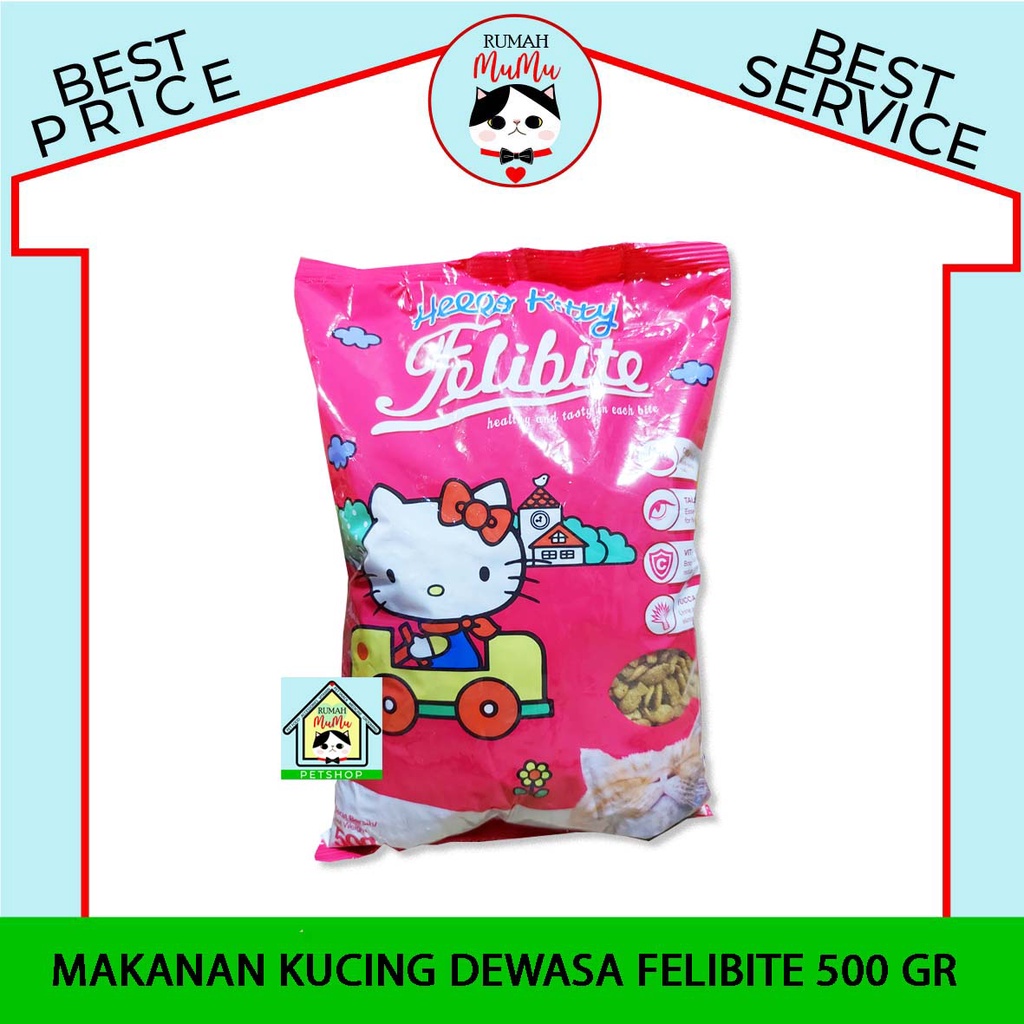 MAKANAN KERING KUCING FELIBITE 500 GR